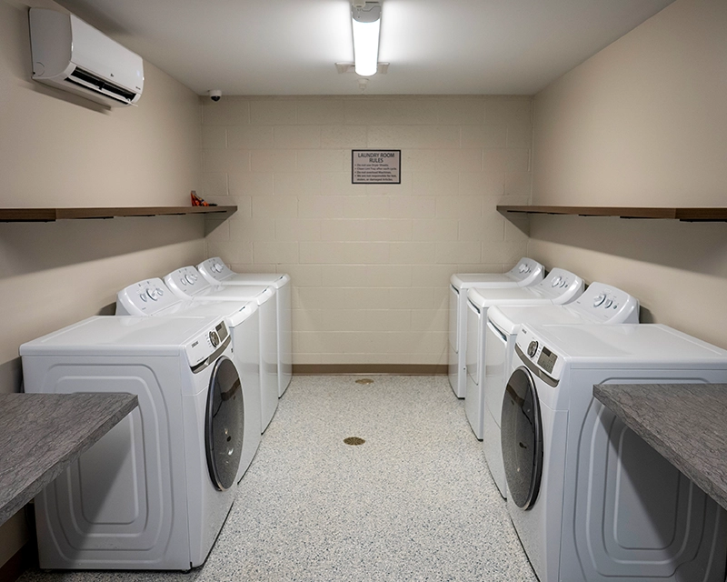 Laundry Room in Compass Commons at Holiday World.